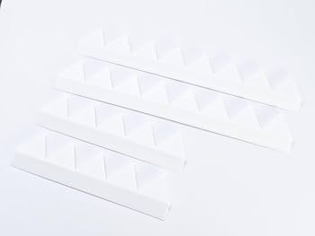 Amazon.co.jp: シェブロン形状 空力デバイス ABS製 8山5山各2枚 白 N